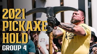 60 lbs (27 kg) Pickaxe Hold | 2021 World's Strongest Man | Group Four