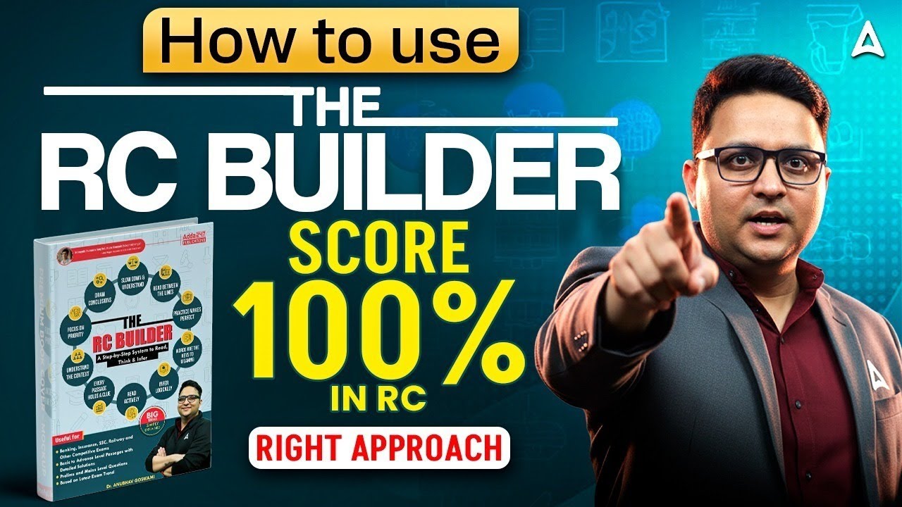 Bank Exams 2026: The RC Builder | Score 100% in Reading Comprehension | By Anubhav Sir