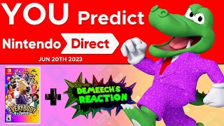 Demeech Everybody 1-2 Switch TRAILER Reaction/YOU Predict Nintendo Direct