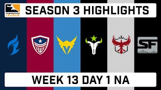 Overwatch League Season 3 Week 13 Day 1 NA Highlights