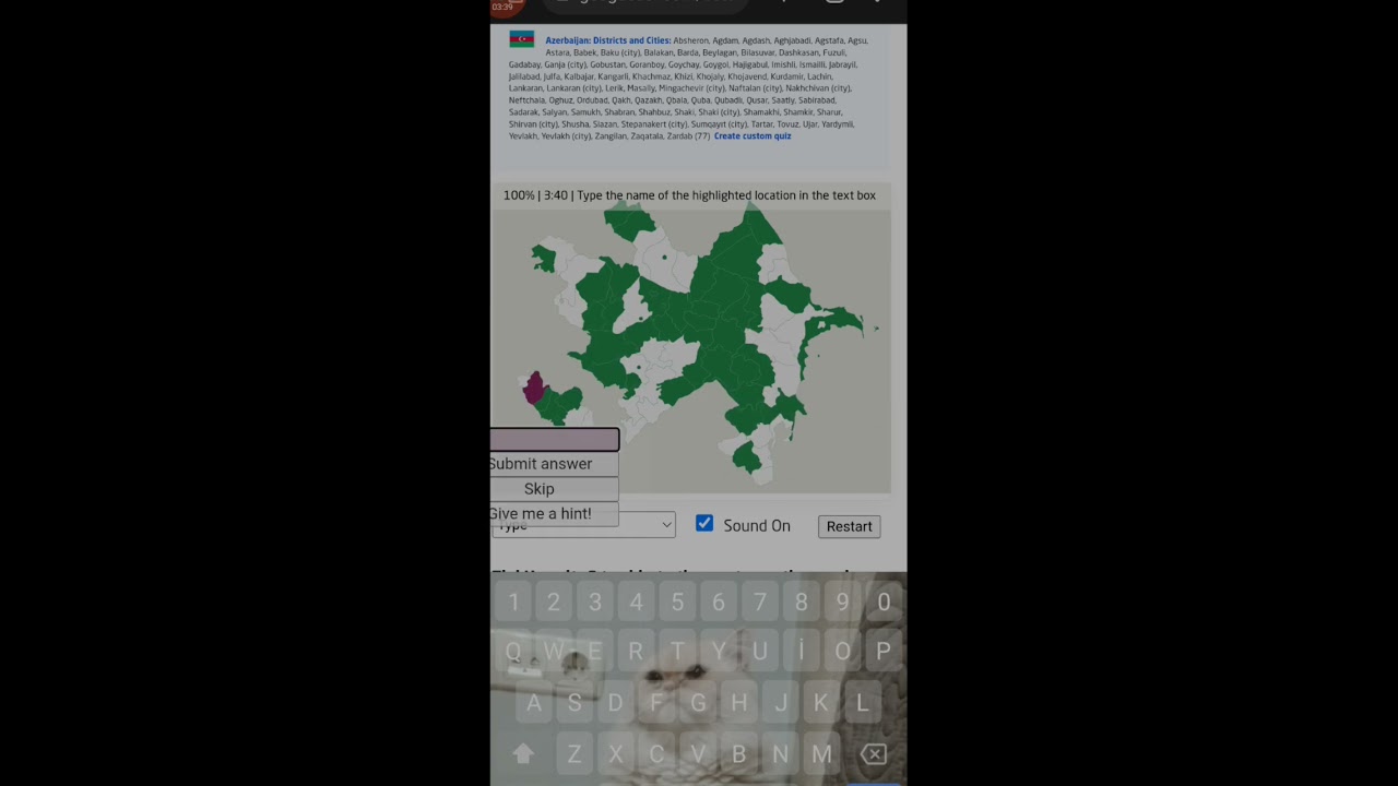 Naming All 66 Districts 11 Cities Of Azerbaijan 