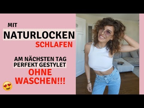Naturlocken zerfallen beim Schlafen? - STYLING OHNE WASCHEN