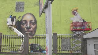 NOMAD CLAN giant mural x URBAN FORMS