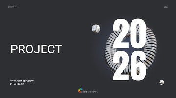 2026 New Project Template Theme animated PowerPoint Templates