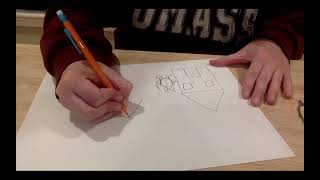Art Studio Drawing and Painting the 3 Little Pigs and their houses