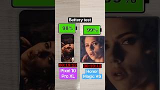 Google Pixel 10 Pro XL vs Honor Magic V6 battery test!