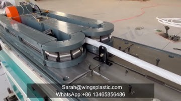 Single Wall Corrugated Pipe Production Line