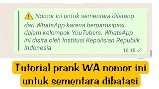 How to make a WhatsApp text confiscated by the police prank