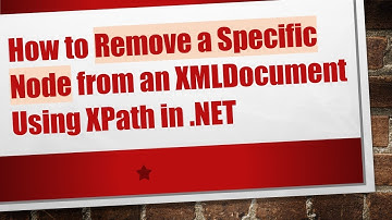 How to Remove a Specific Node from an XMLDocument Using XPath in .NET