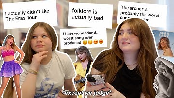 WE LISTEN AND WE DON’T JUDGE TAYLOR SWIFT EDITION *except we judge*