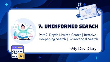 7. Uninformed Search: Depth Limited Search, Iterative Deepening Search, Bidirectional Search