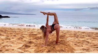 Gentle Yoga Goddess Flow On Maui Beach