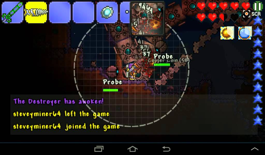 Terraria pocket edition the destroyer YouTube