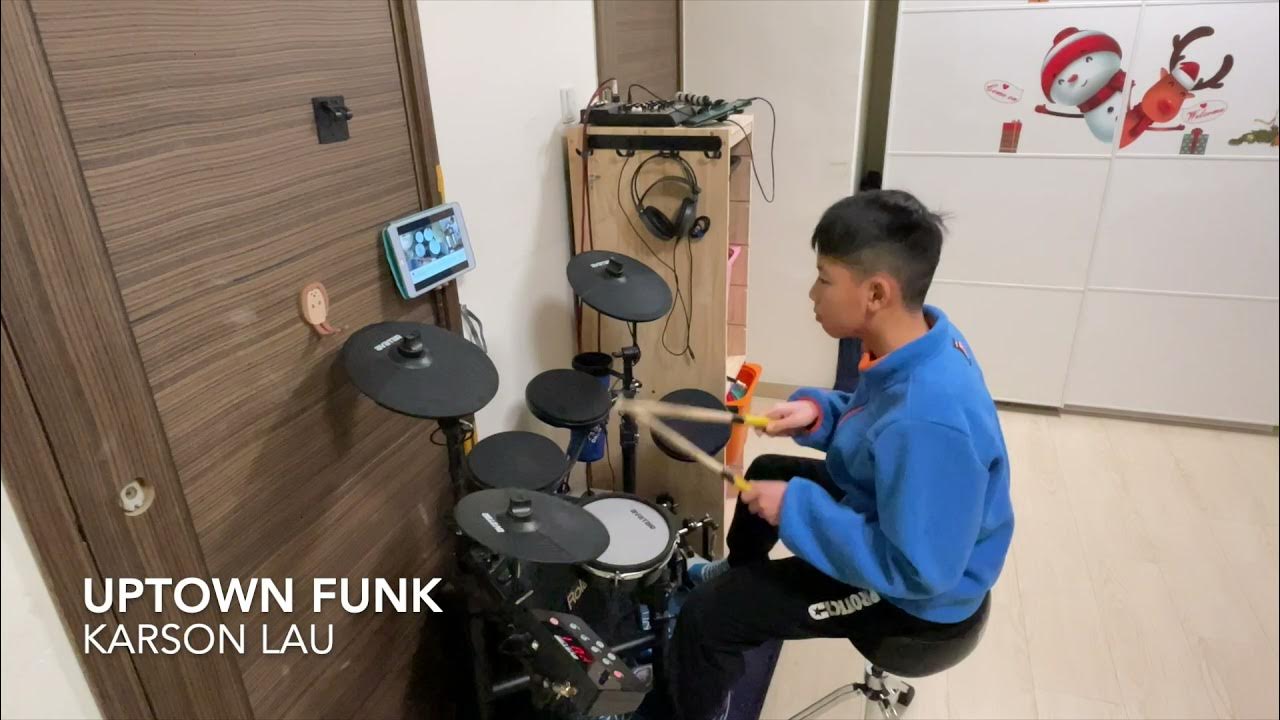 Karson Drum Uptown Funk (HD 1080p) YouTube