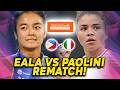 BUONG MUNDO NAGSIGAWAN! ALEXANDRA EALA VS WORLD #8 JASMINE PAOLINI REMATCH | STUTTGART OPEN