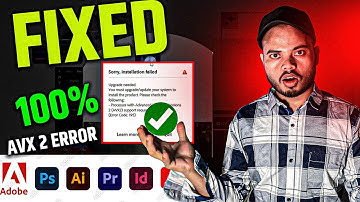 Fix Sorry, installation failed Upgrade needed - Processor With Advanced vector Extensions 2 (AVX2)