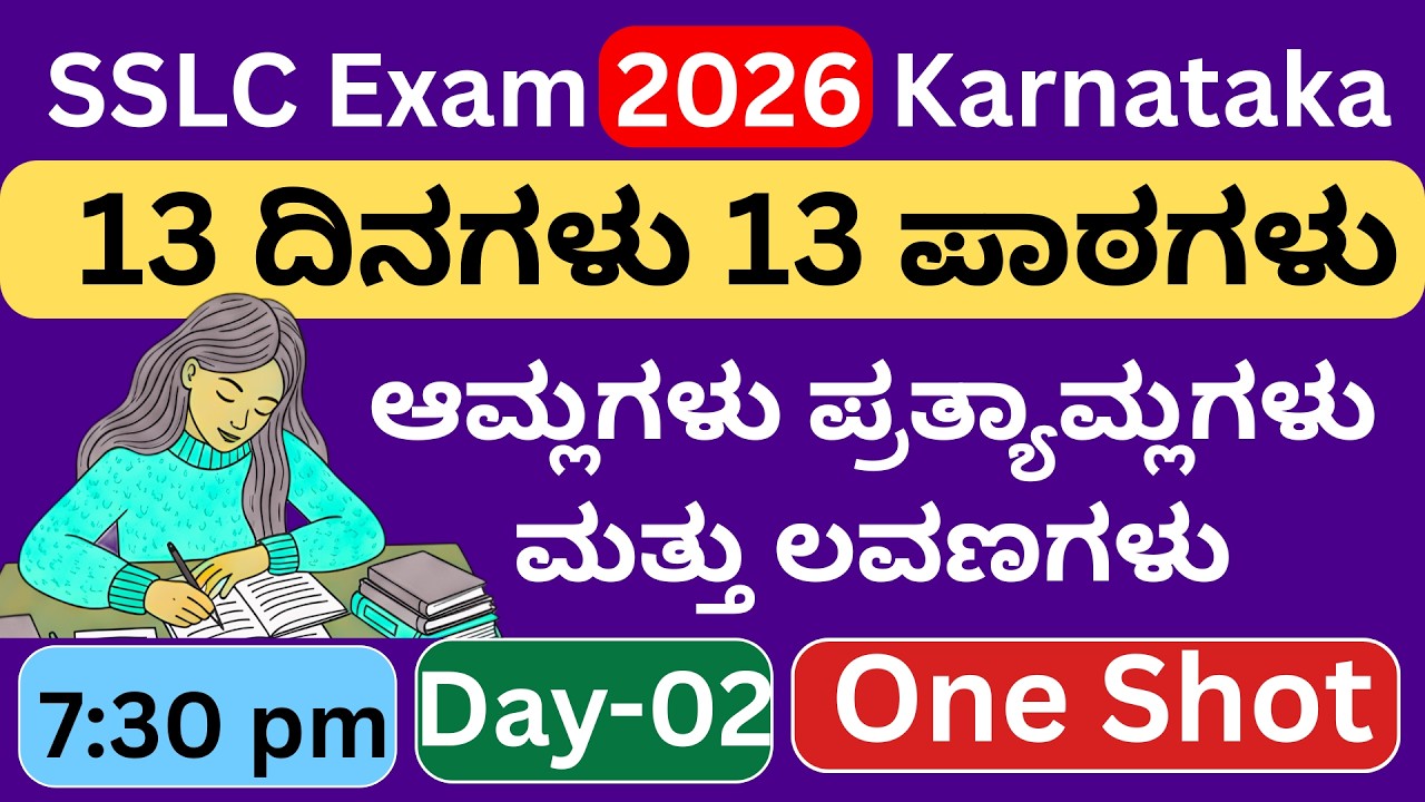 SSLC Science Important Questions/SSLC Science Question Paper/SSLC Science Revision/10th Science/SSLC