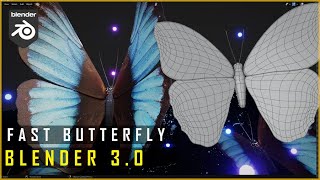 Tutorial: Easy Butterfly In Blender 3.0 screenshot 1