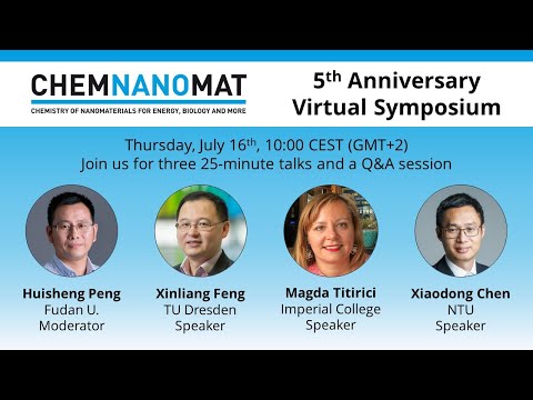 ChemNanoMat 5th Anniversary Virtual Symposium