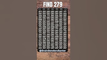 IQ Numbers Challenge! Go! #shorts