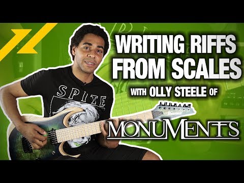 Writing Riffs From SCALES With Olly Steele of MONUMENTS | GEAR GODS