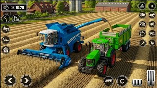 Modern Tractor Farming Driving Simulator 3D 🚜Tractor Driving Gameplay | New Tractor Games Android