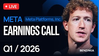 Meta Platforms Q1 FY26 Earnings Call | $META | 🔴 WATCH LIVE