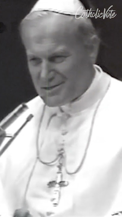 JPII Sings the Pater Noster
