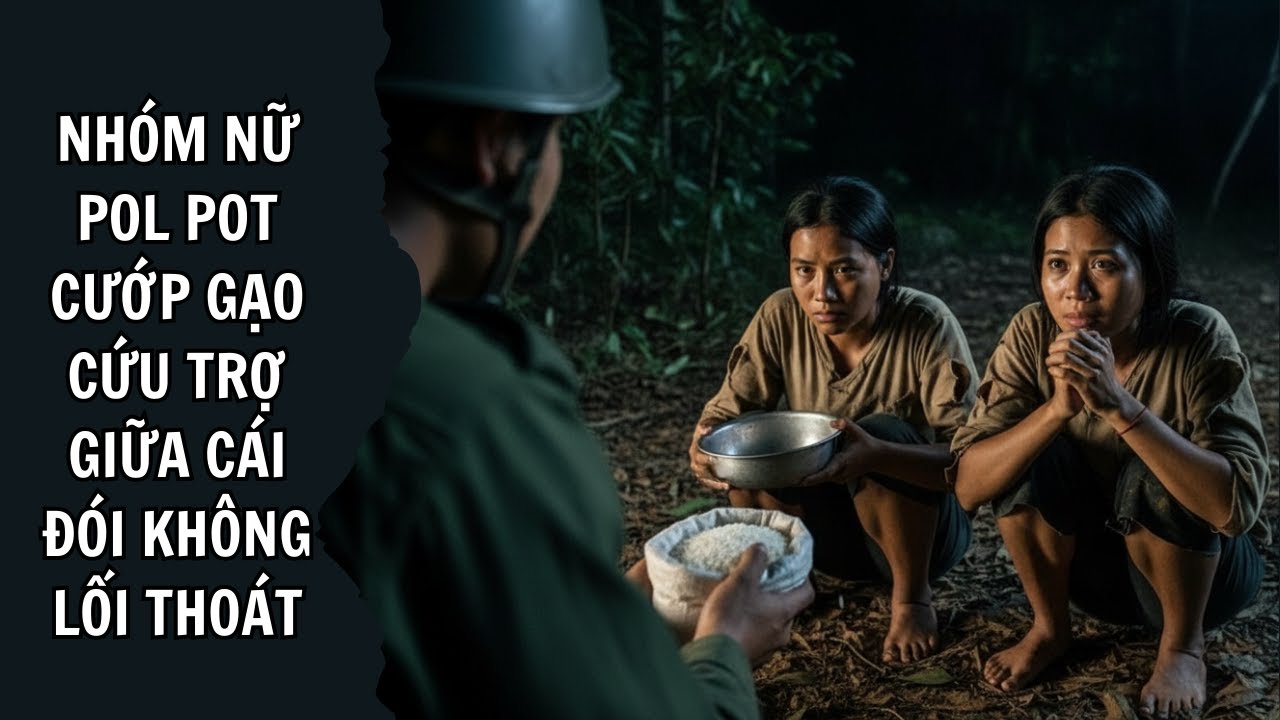 Nhóm Nữ Pol Pot Cướp Gạo Cứu Trợ Giữa Cái Đói Không Lối Thoát!