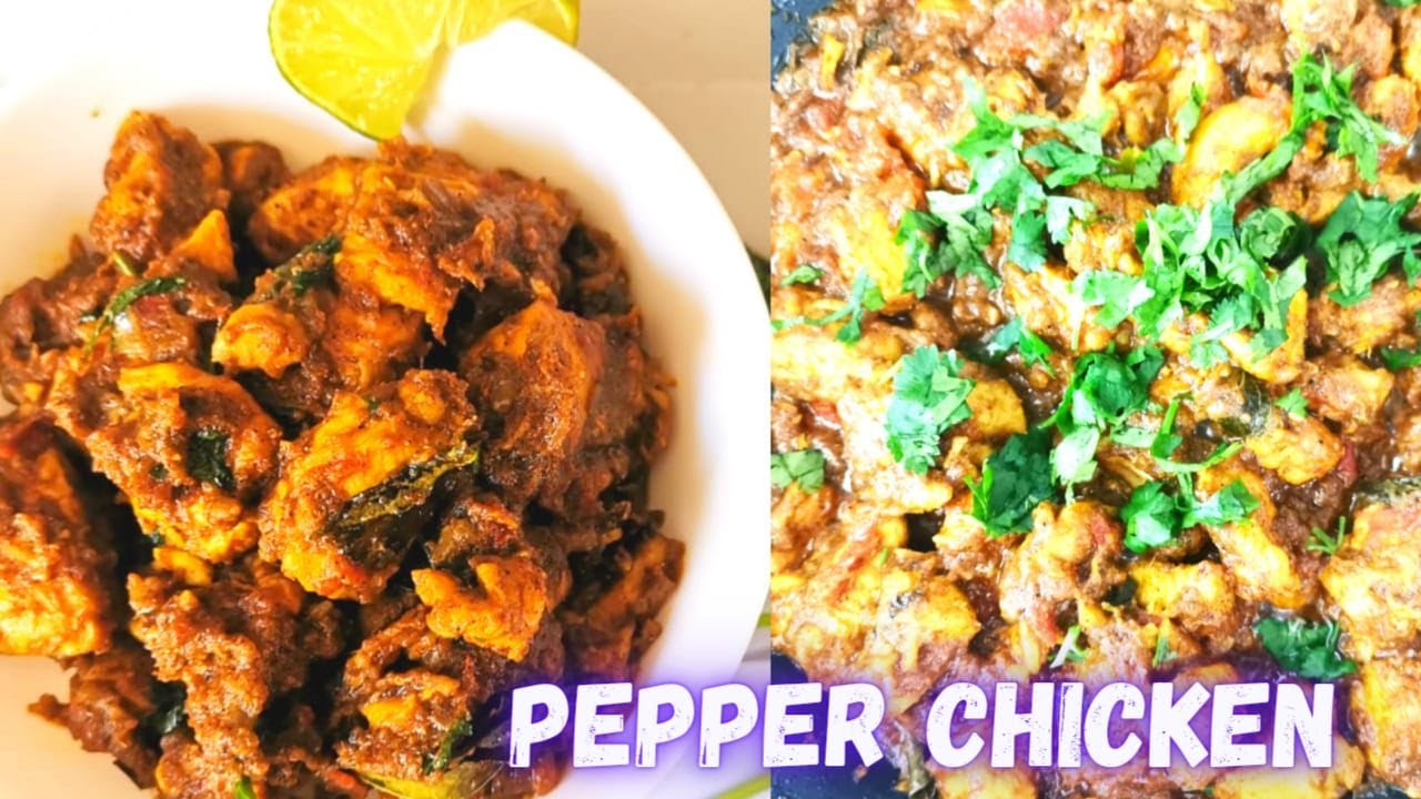 Pepper chicken recipe chicken milagu varuvalPepper chicken hotel