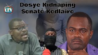 En direct senatè Kedlaire deside bay verite sou gwo akizasyon Kidnaping Drog ki pandye sou tèt li