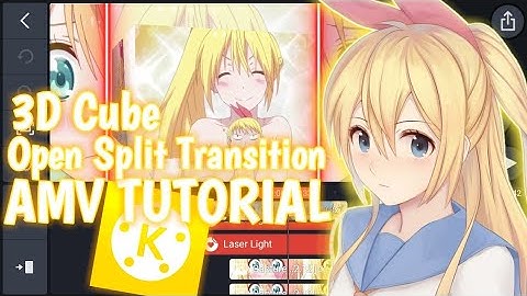 3D Cube & Open Split Transition | Kinemaster AMV Tutorial
