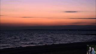 Correction: Sunset and MoonSET on October 25, 2014 at Longbeach - Stratford