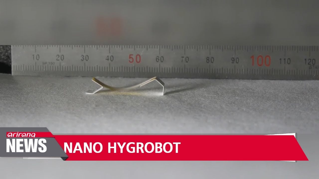 Korean researchers develop nanorobot propelled by moisture