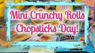 Miniverse Remix DIY Miniature Food Crunchy Rolls Sushi Ramen Chopsticks Day!