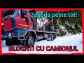 Blocati cu Camionul in Zăpadă