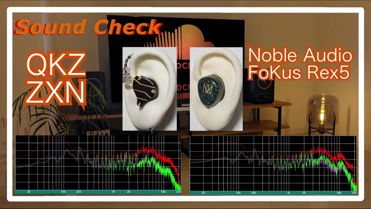 QKZ ZXN vs Noble Audio FoKus Rex5[TWS IEMs Sound Comparison]完全