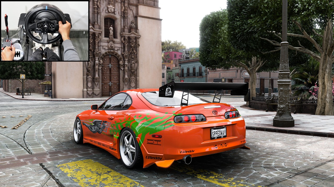 Toyota Supra MK4 - Forza Horizon 5 | Thrustmaster T300RS Gameplay