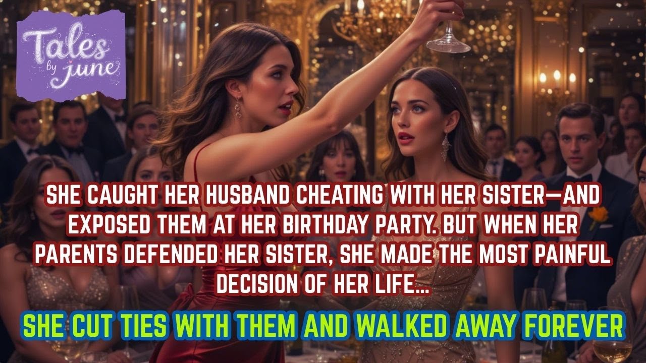 She Exposed Her Husband and Sister at Her Birthday —Then Disowned Her Parents & Walked Away Forever!