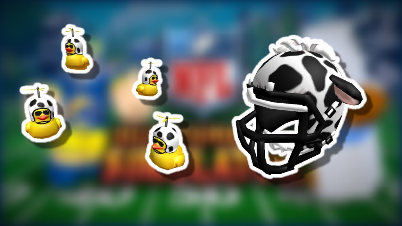 How to Unlock the Rubber Ducky Aura and Cow Football Helmet (Roblox NFL