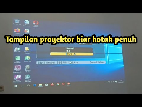 Video: Apakah ukuran layar proyektor?