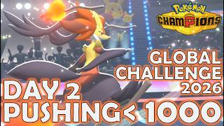 Peaked TOP 1000 on Global Challenge 2026 Day 2! | Pokemon Champions VGC Guide