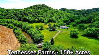 Tennessee Farms For Sale / 150 Acres Unrestricted Outbuildings /Tennessee Land For Sale Whitleyville
