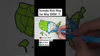 Tornado Risk Map for May 2026!