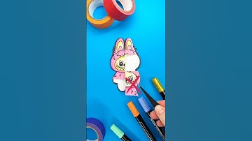 Solving Paper Craft Puzzle by Cute Labubu 😊#labubu #papercraft #puzzle #puzzles #papercrafts #craft
