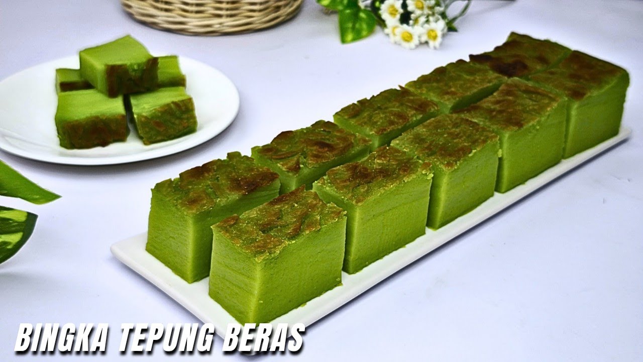 KUE BASAH LEBARAN, TANPA TELUR, CUMA DIADUK‼️BINGKA PANDAN TERENAK, LEMBUT, IDE JUALAN TERLARIS 