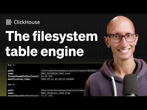Querying Your Filesystem with SQL - ClickHouse 26.5