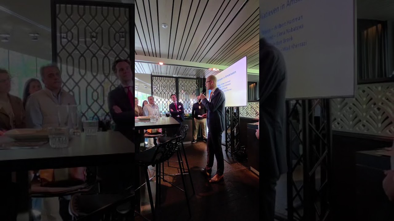 Amstelveen Oranje op de zeepkist bij de Ondernemersvereniging Amstelveen