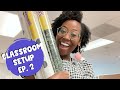 CLASSROOM SETUP VLOG SERIES. | ep. 2 - bulletin boards, trying something new | Teacher Vlog