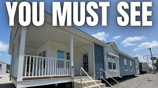 The FEATURES in this mobile home will SURPRISE you! Prefab House Tour